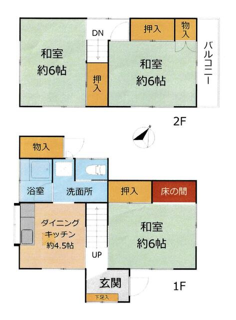 振り分けタイプの３ＤＫ