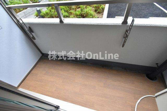 八尾市本町５丁目の賃貸マンションのバルコニー