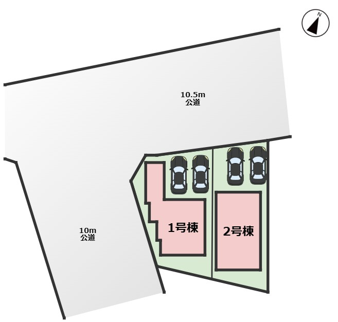 MIRASUMO名東区神里290②｜名古屋市の戸建ならホームアップの区画図