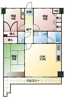 【間取り】 | ライオンズマンション味酒町