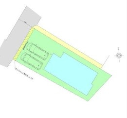 ◎藤沢市鵠沼海岸3丁目　新築戸建の区画図