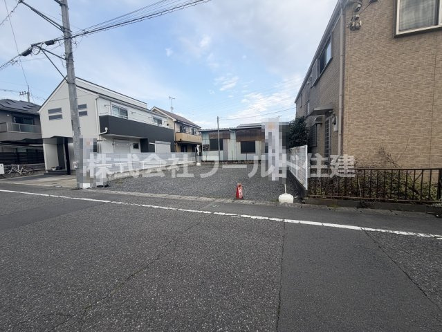 青梅市新町5丁目の前面道路含む現地写真