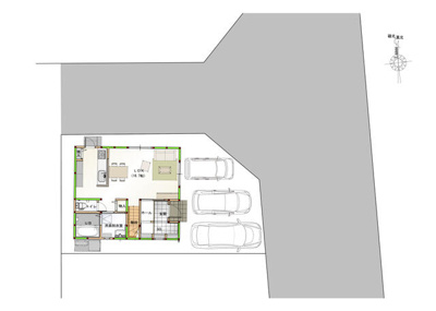 【区画図】 | 新築住宅　高知市瀬戸東町②