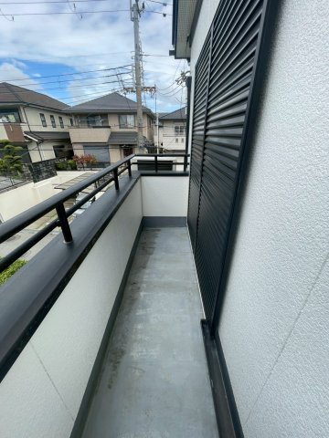 八幡市男山吉井のバルコニー