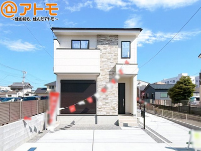 【外観】 | 駿河区豊田2期　新築戸建　1号棟 | どっしりとした外観は安心感のあるマイホームを実感できますね♪