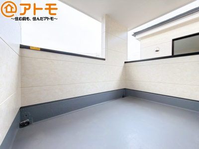 【バルコニー】 | 駿河区豊田2期　新築戸建　1号棟 | インナーバルコニーはお出かけ中の急な雨でも安心♪