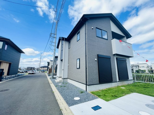 船橋市馬込町2期の前面道路含む現地写真