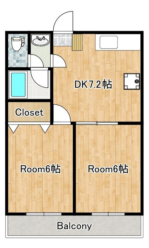 福生市大字熊川のアパート