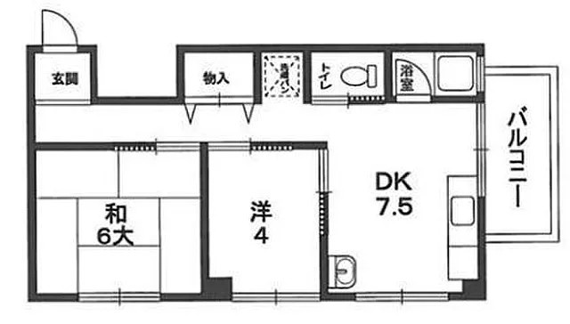 キャピタルマンションの間取り