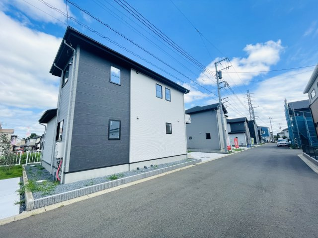 船橋市馬込町2期の前面道路含む現地写真