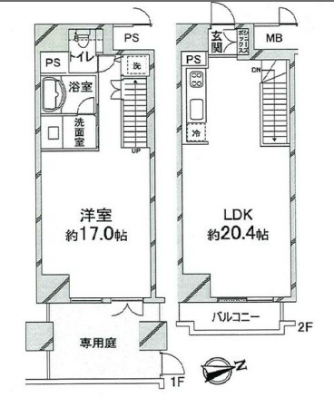 【間取り】 | クリスタルブライト天満橋リバーサイド
