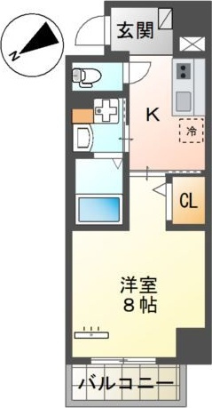 セラヴィ箱崎の間取り