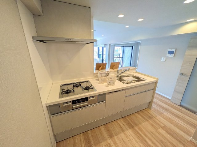 ダイアパレス富士見台のキッチン|新規交換済、クリナップ製のシステムキッチン～
