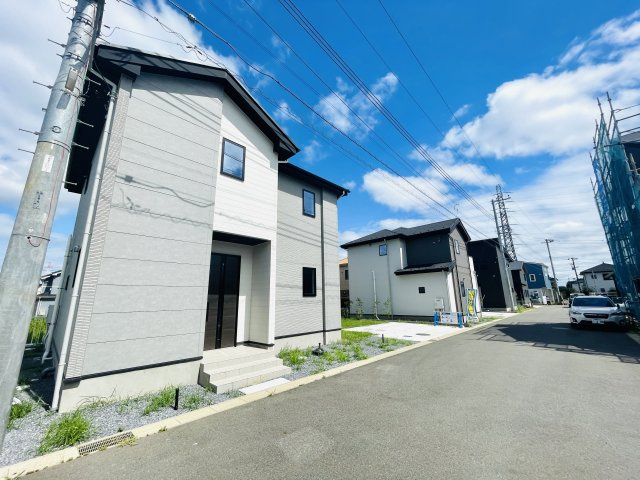 船橋市馬込町2期の前面道路含む現地写真