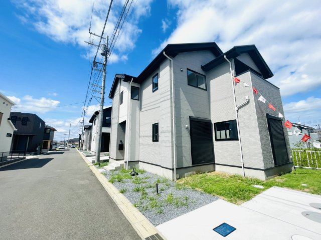 船橋市馬込町2期の前面道路含む現地写真