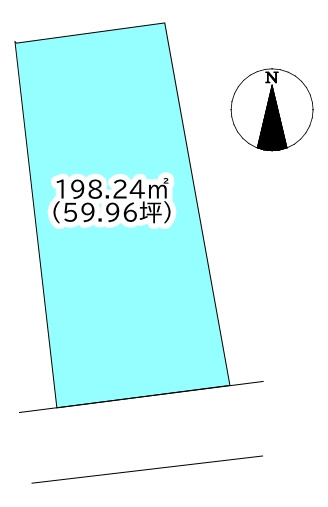 土橋2丁目 D　売土地の土地図