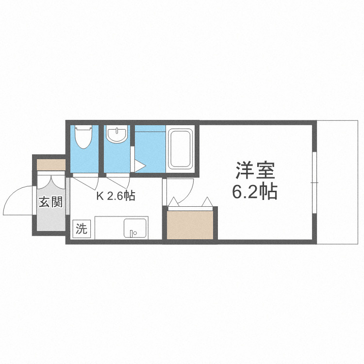 グランパシフィック今里南の間取り