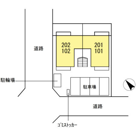 シンフォニーマムの区画図