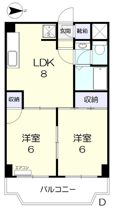 堂元ビルの間取り