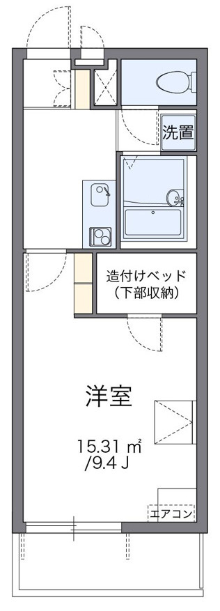 レオパレスサンロードの間取り
