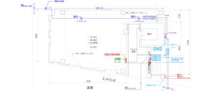 【地図】 | 北八丁堀駅徒歩１分　M/H1階　13.5坪