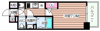 【間取り】 | アスヴェル大阪サウスキャナル