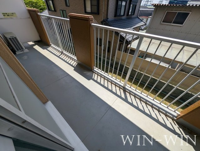 第一橋本マンションのバルコニー