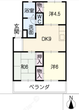 第一橋本マンションの間取り