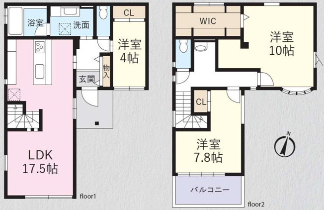 【間取り】 | 北足立郡伊奈町　小室