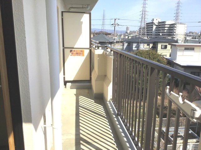 メゾンＭ香ヶ丘のバルコニー