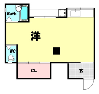 【間取り】 | コーポ旗塚