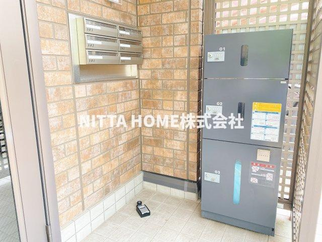 丹波篠山市大沢新のアパートのその他共用部分|宅配ボックス完備しています◇