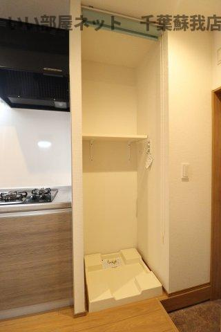 エクセル千葉の洗面所|洗濯機置場