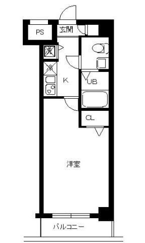 スカイコート錦糸町の間取り|間取りです。