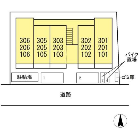 カーサ フェリスの区画図