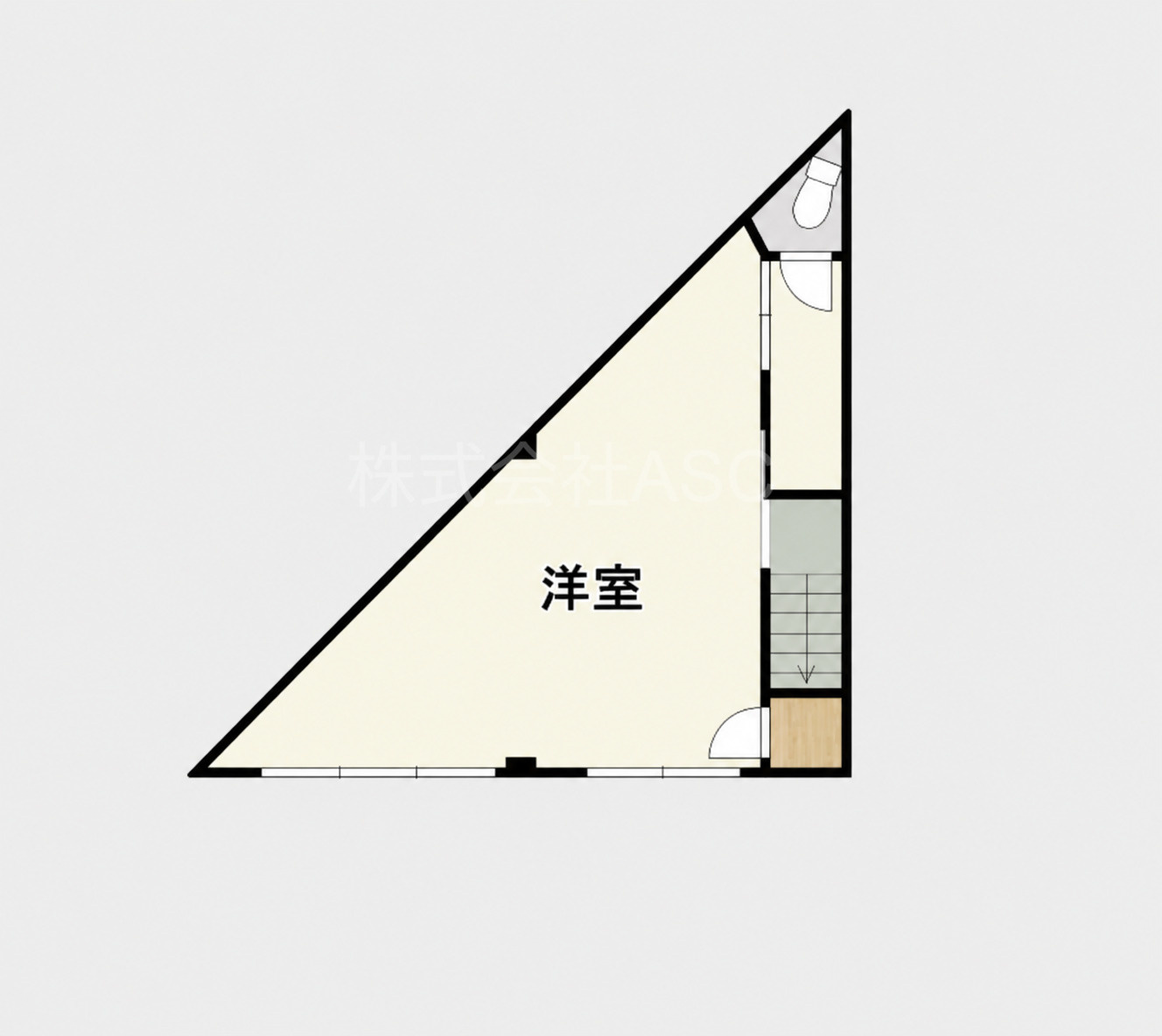 此花区島屋1丁目貸店舗・事務所の間取り