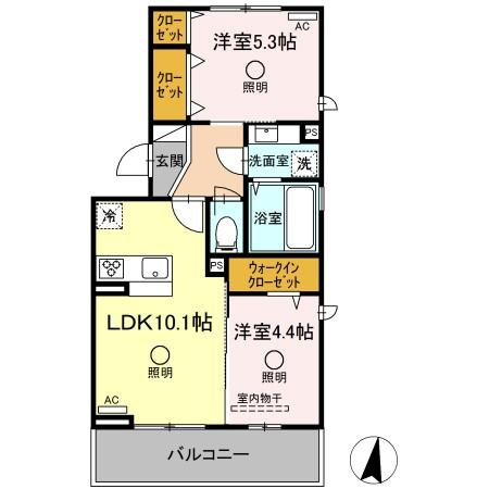 クレリアの間取り
