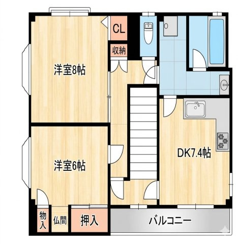 【間取り】 | ヒロタハイツ