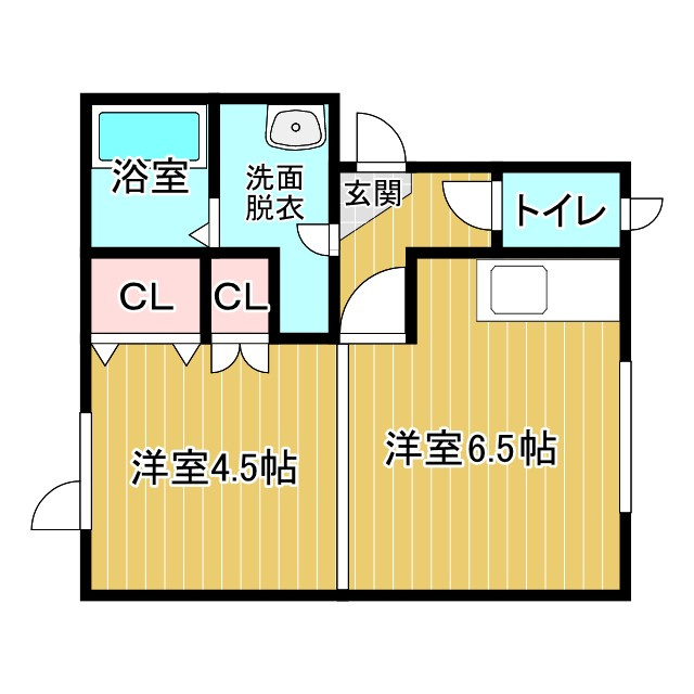 ドリーム清見の間取り