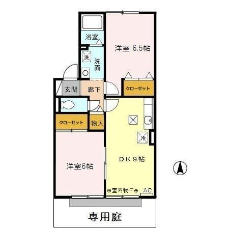 パストラル　Ｂの間取り