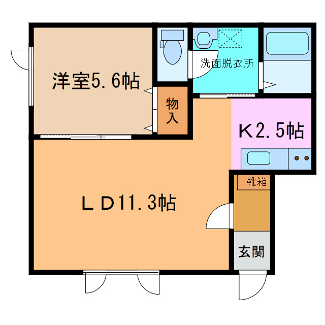 アイーレⅠの間取り