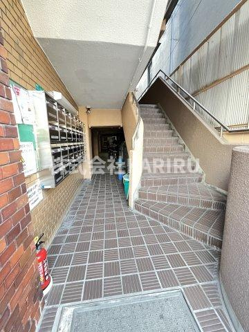 深江橋内外ハイツのロビー