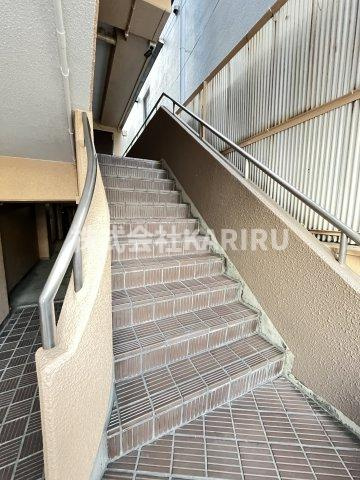 深江橋内外ハイツのバルコニー