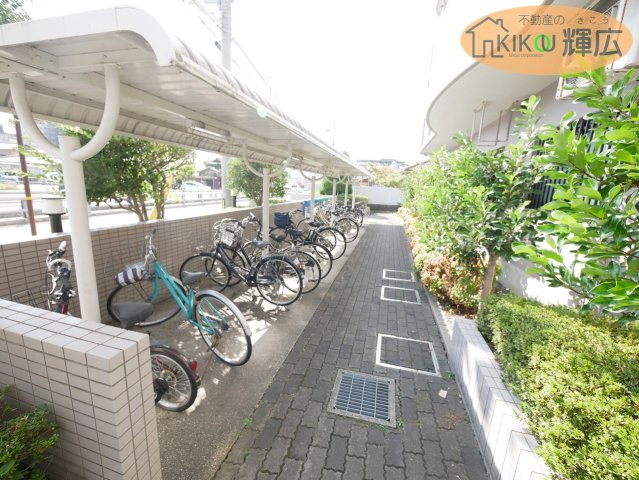 エンゼルハイム姫路　5階の駐輪場