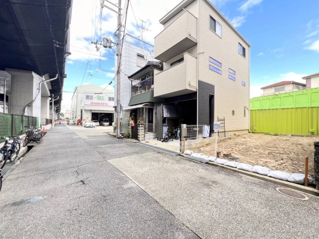 上甲子園5丁目の前面道路含む現地写真