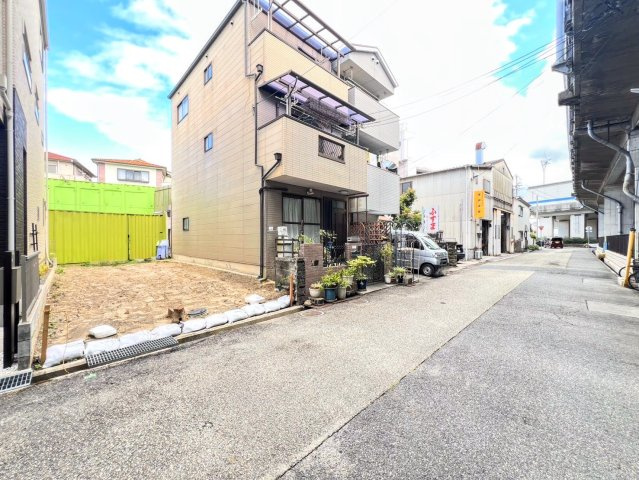 上甲子園5丁目の前面道路含む現地写真