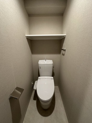 【トイレ】 | コンシェリア東京 ＜ＨＩＧＡＳＨＩＪＵＪＯ ＲＥＳＩＤＥＮＣＥ＞ | 落ち着いた色調のトイレです