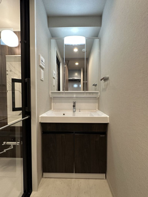 【独立洗面台】 | コンシェリア東京 ＜ＨＩＧＡＳＨＩＪＵＪＯ ＲＥＳＩＤＥＮＣＥ＞ | 独立洗面台、朝の身支度には欠かせません