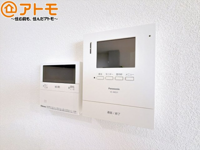 【防犯設備】 | 駿河区中原1期　新築戸建　1号棟 | TVモニター付きインターホンは訪問者を確認することができて、防犯性に優れています♪