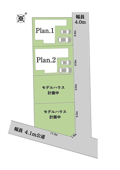 【区画図】 | 駿河区中原1期　新築戸建　1号棟